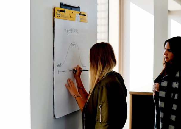 Post-it Grey Wall EH559-2PK Easel Hanger Arms Pack of 2