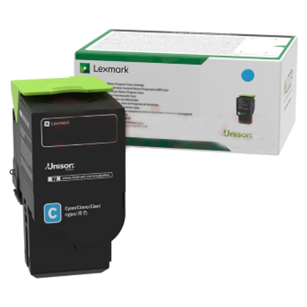 Lexmark 78C6XCE Extra High Yield Cyan Toner Cartridge 5000 Pages