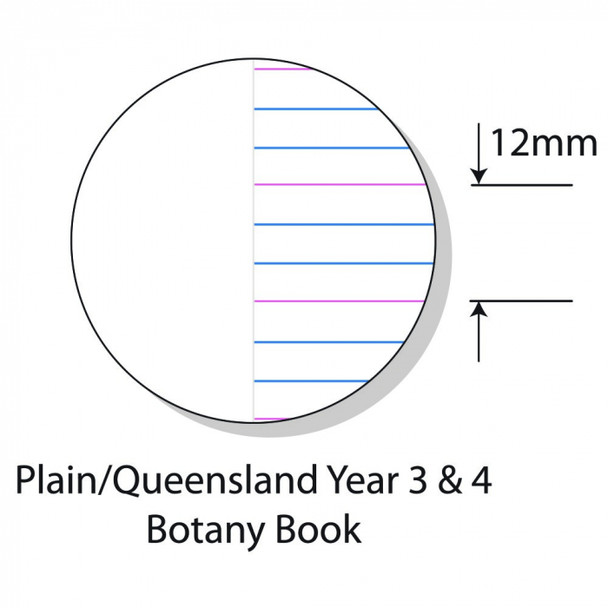 Protext Turkey Exercise Book A4 48 Page Botany Plain QLD Ruled Year 3 and 4 Pack of 20