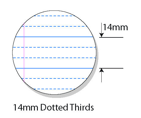 Protext Exercise Book A4 Cat 48 Page 14mm Dotted Thirds Ruled Pack of 20