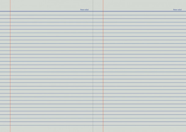 Protext Premium A4 Exercise Book 64 Page 8mm Ruled Red Margin E2 Pack of 20