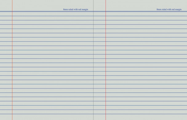 Protext NB5022 Exercise Book 225 x 175mm 96 Page 8mm Ruled with Margin Crocodile – Pack of 10