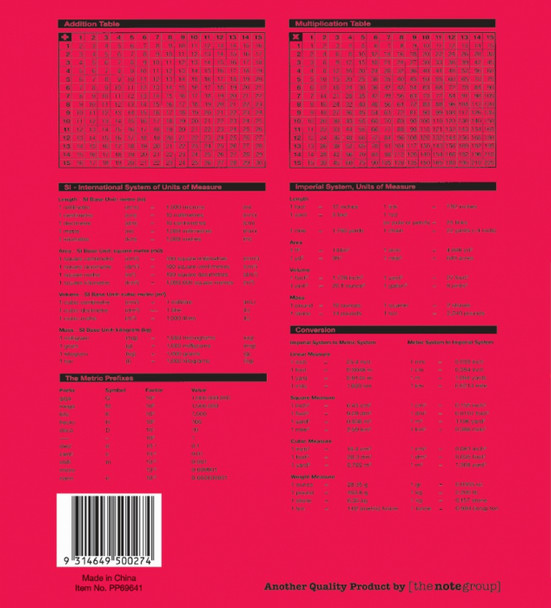 Protext Premium PP69641 2/3 A4 Exercise Book 64 Page 8mm Ruled with Margin E9 – Pack of 20