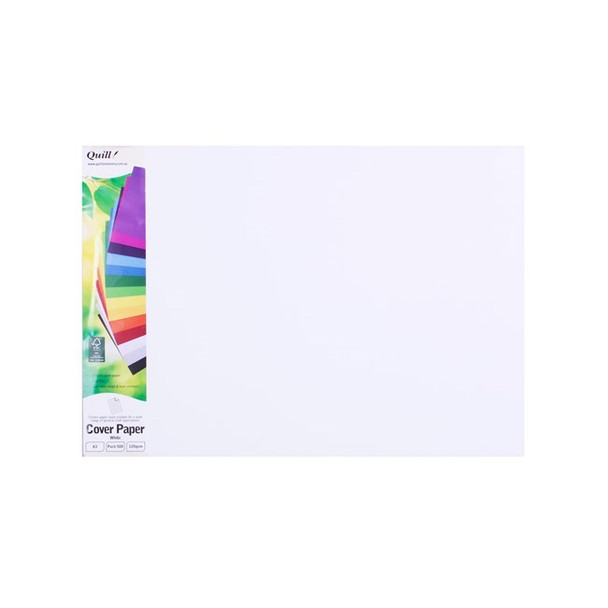 Quill Cover Paper 125gsm A3 White Pack of 500