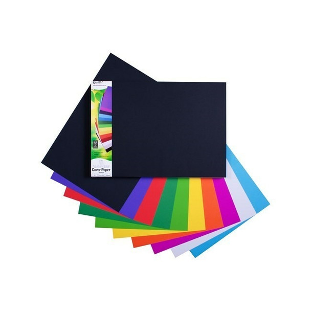 Quill Cover Paper 125gsm A3 Assorted Pack of 250
