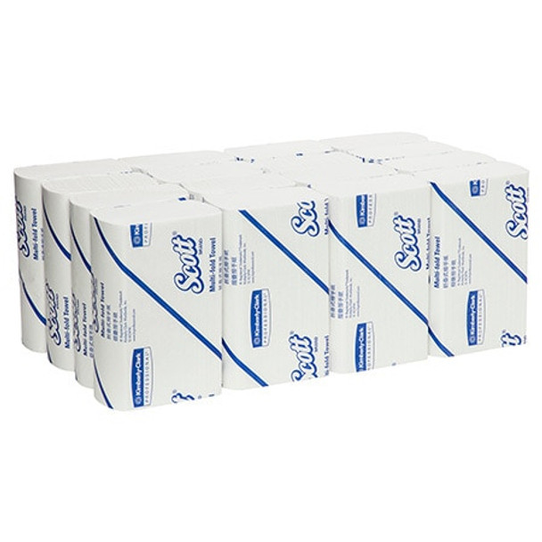 Multifold Hand Towel White 250 Sheets Pack of 16 Scott