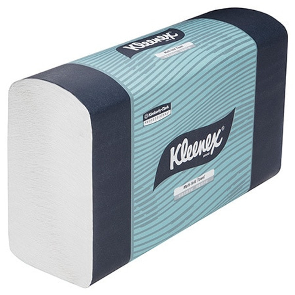 Kleenex Multifold Hand Towel White 150 Sheets Pack of 16