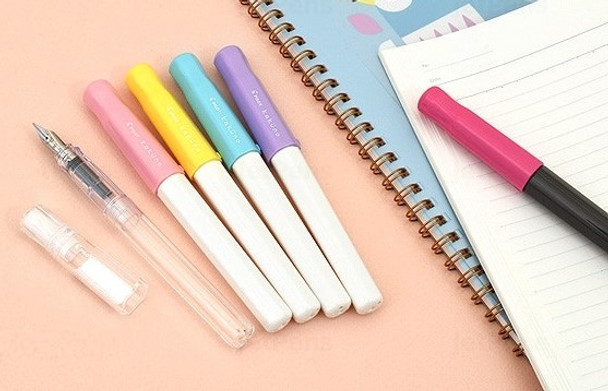 Pilot Begreen Kakuno Fountain Pen Medium Grey Cap