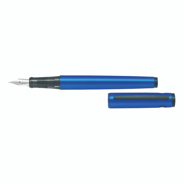 Pilot Metallic Blue Barrel Explorer Fountain Pen Fine Nib