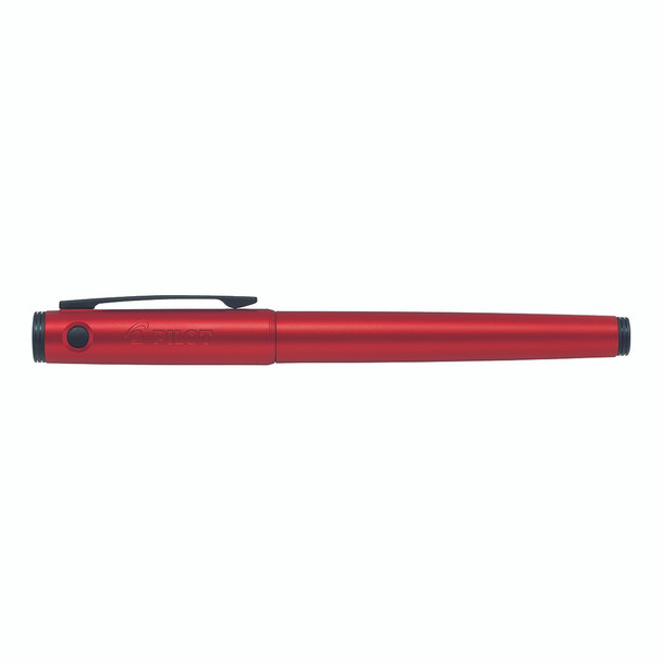 Pilot Explorer Fountain Pen Metallic Red Barrel Fine Nib