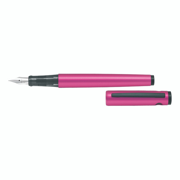 Pilot Explorer Fountain Pen Metallic Pink Barrel Medium Nib