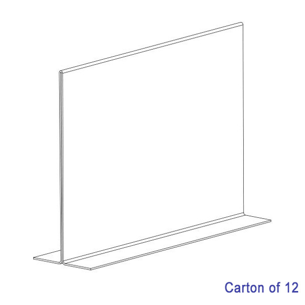 Blueprint Bulk A4 Landscape Double Sided Sign Holders Carton of 12