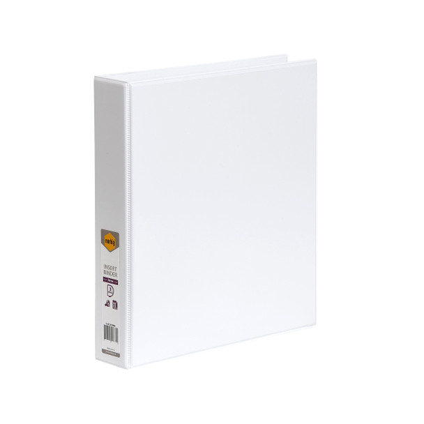 Marbig Clearview Insert Binder 38mm 3D A4 White