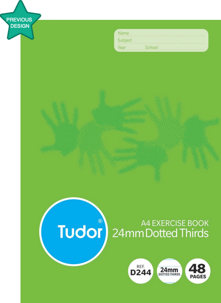 Tudor 105076 A4 Exercise 48 Pages 24Mm Dotted Thirds Ruled Book 297X210Mm - Pack Of 20 | Its A Mega Thing