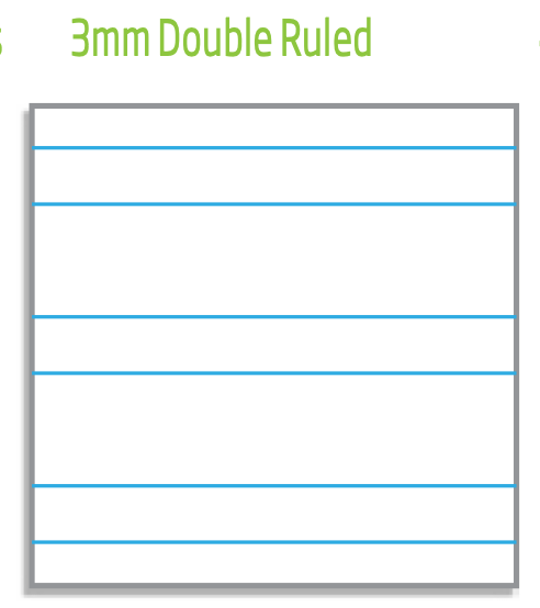 Olympic NSW Student Notebook 250 x 175mm Double Ruled 3mm Rose Pink Box of 20