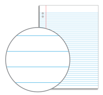 Olympic Botany Book 18mm Feint Ruled A4 64 Pages Pack of 20