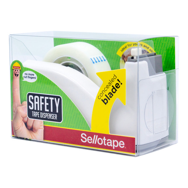 Sellotape 960828 Small Safety Desktop Tape Dispenser | Mega Office Supplies