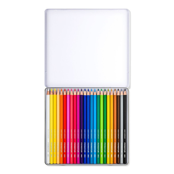 STAEDTLER 14610C M24 WATERCOLOUR PENCILS - TIN OF 24