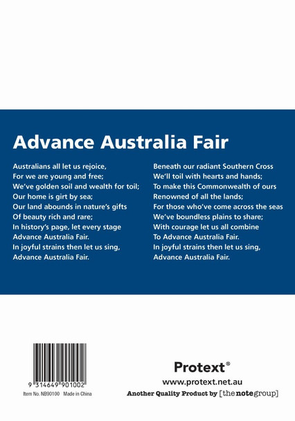 Protext Navy Blue Student Notebook 32 Page 4mm Double Ruled Pack of 20