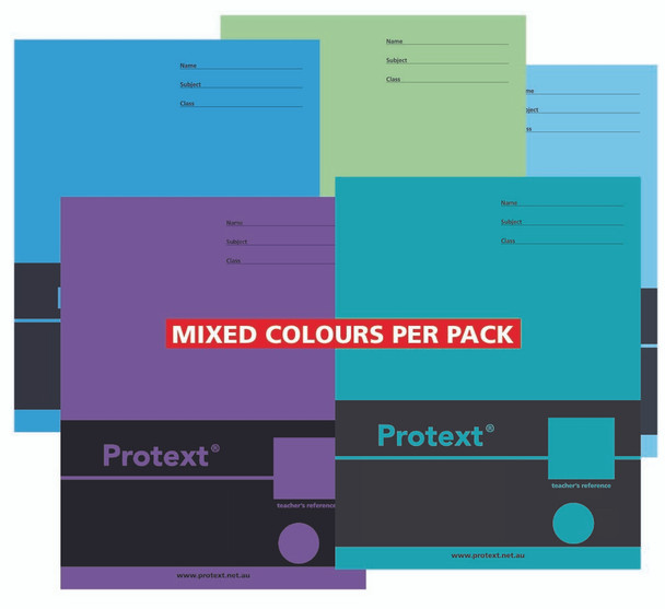 Protext Frog A4 Exercise Book 64 Page 18mm Solid Ruled Pack of 20