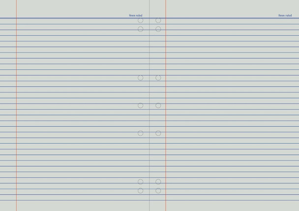 Protext Premium A4 Exercise Book 96 Page 8mm Ruled Red Margin E3 Pack of 10