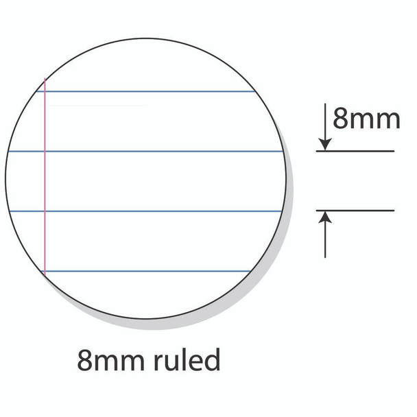 Protext Premium A5 Exercise Book E10 64 Page 8mm Ruled Red Margin Pack of 20
