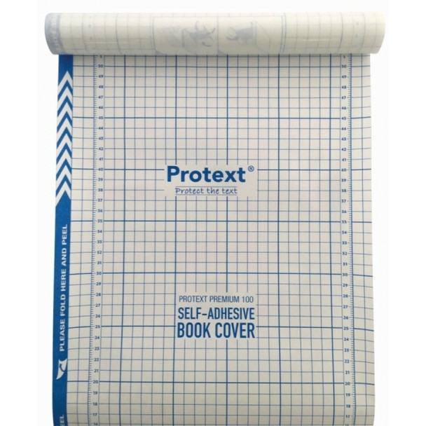 Protext 80 Micron Performance Self Adhesive Book Cover 900mm x 15m Roll Clear
