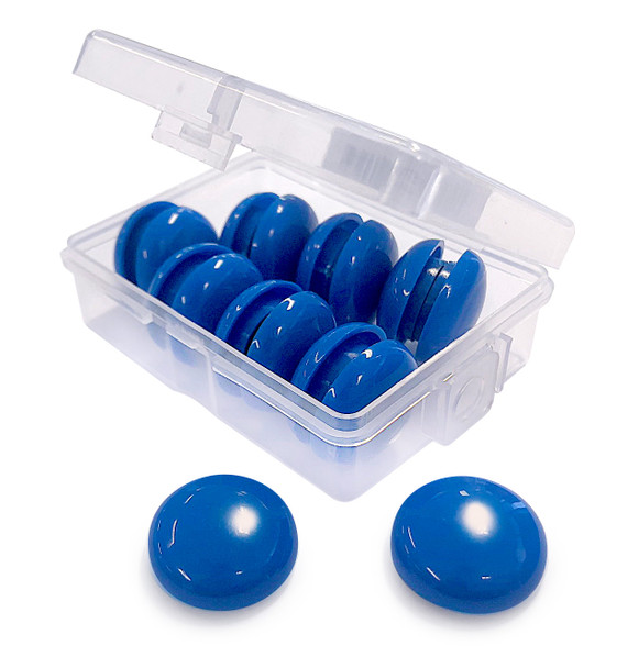 Visionchart VA0017-BLU Standard Whiteboard Magnets 20mm Blue Pack 16 | It's A Mega Thing