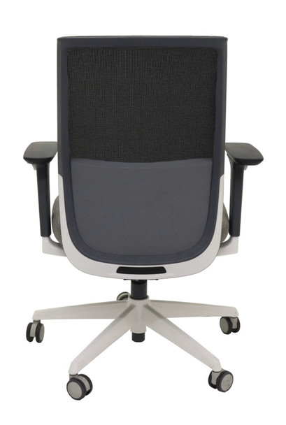 Rapidline Move Mesh Chair Medium Back Black Light Grey