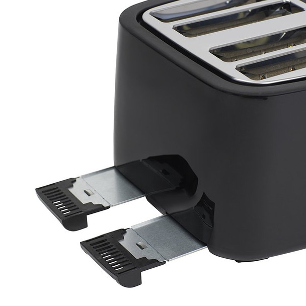 Nero Black 4 Slice Toaster