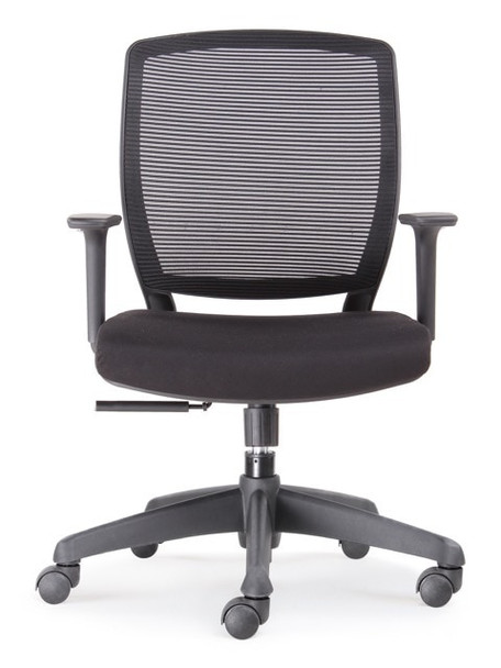 Rapidline Hartley Task Medium Mesh Back Chair Black Fabric