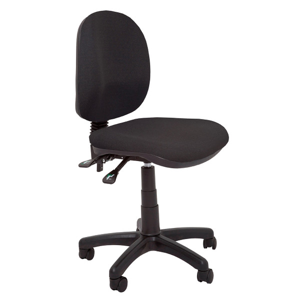Rapidline ET20 Budget Medium Back Operator Chair Black Fabric