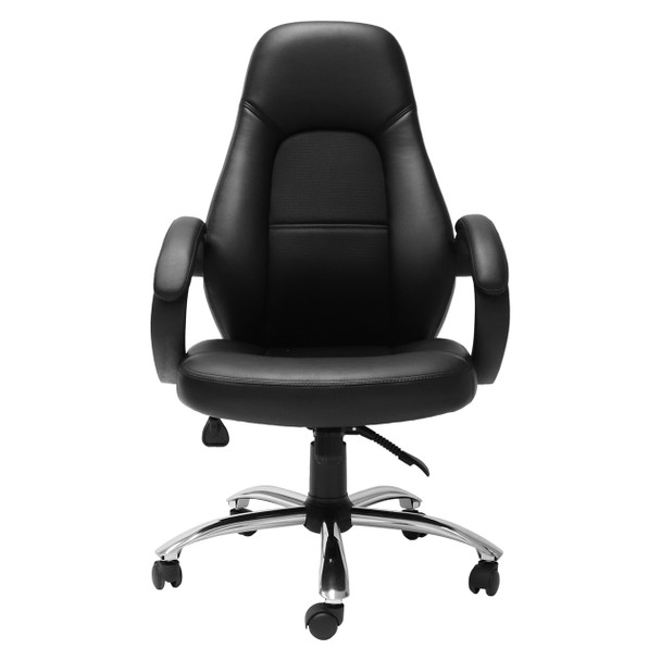 Rapidline CL410 High Back Commercial Grade Executive Chair Black PU