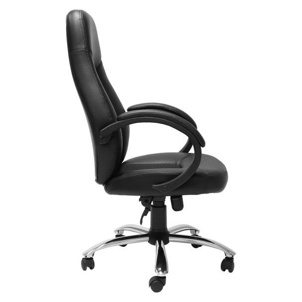 Rapidline CL410 Executive High Back Commercial Grade Chair Black PU