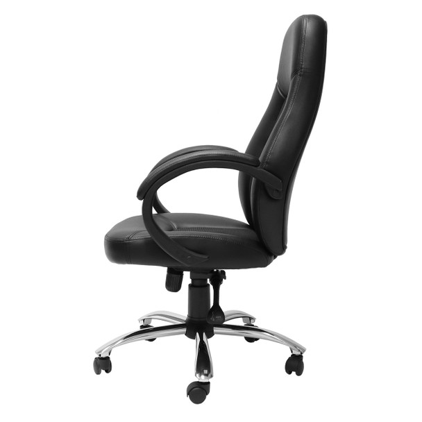 Rapidline CL410 Executive High Back Commercial Grade Chair Black PU
