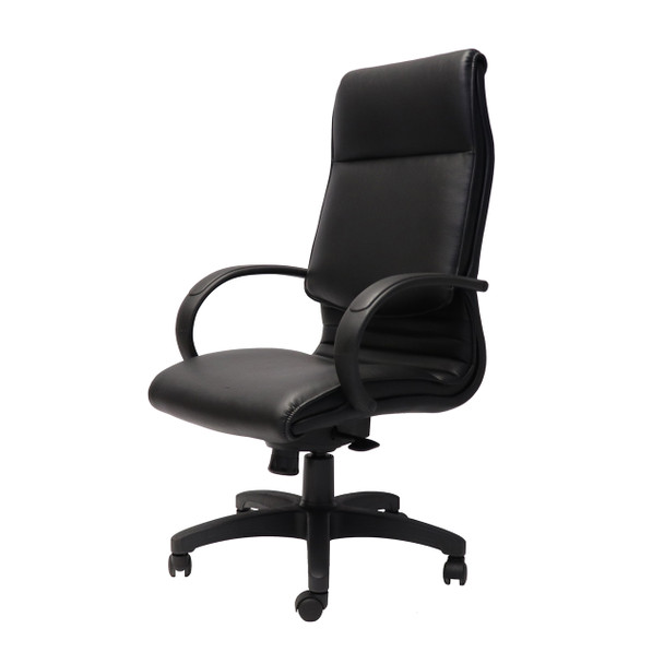 Rapidline #CL710 Medium Back Buget Executive Chair Black PU - rapidline vienna chair, rapidline operator chair, rapidline drafting chair, rapidline office chairs | It's A Mega Thing
