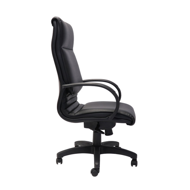 Rapidline #CL710 Medium Back Buget Executive Chair Black PU - rapidline vienna chair, rapidline operator chair, rapidline drafting chair, rapidline office chairs | It's A Mega Thing