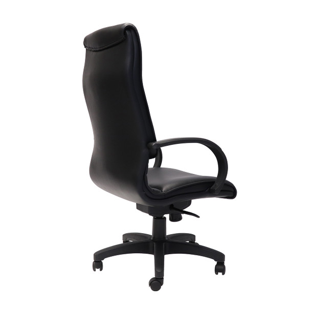 Rapidline #CL710 Medium Back Buget Executive Chair Black PU - rapidline operator chair, rapidline drafting chair, rapidline office chairs, rapidline ergonomic chair, rapidline mesh chair | It's A Mega Thing
