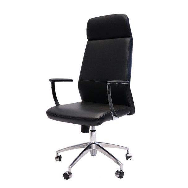 Rapidline #CL3000H High Back Slimline Executive Chair Black PU - rapidline vienna chair, rapidline operator chair, rapidlaine drafting chair, rapidline office chairs, rapidline ergonomic chair, rapidline mesh chair | It's A Mega Thing