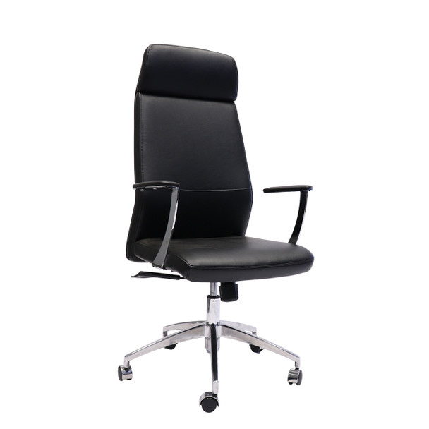 Rapidline CL3000H Executive Chair High Back Slimline Black PU