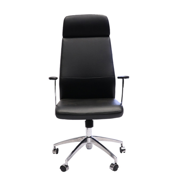Rapidline CL3000H Slimline Executive Chair High Back Black PU