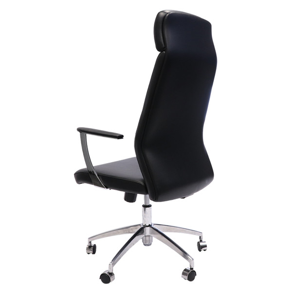 Rapidline CL3000H Executive Chair High Back Slimline Black PU