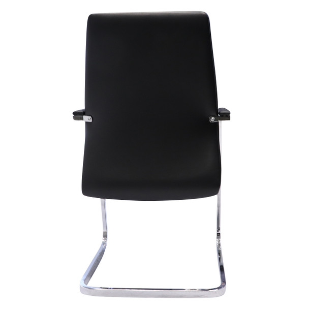 Rapidline CL3000V Visitor Executive Chair Medium Back Black PU