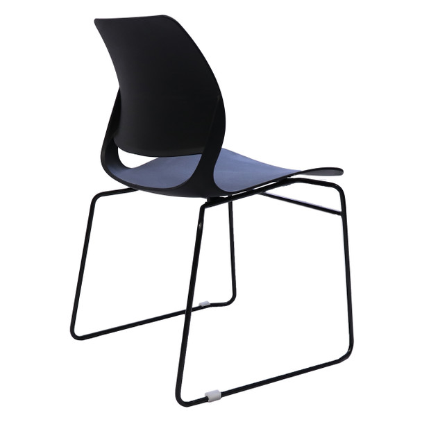 Rapidline Sled Base Black Vivid Visitor Chair