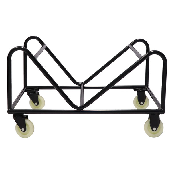 Rapidline Black Z Stacking Chair Trolley