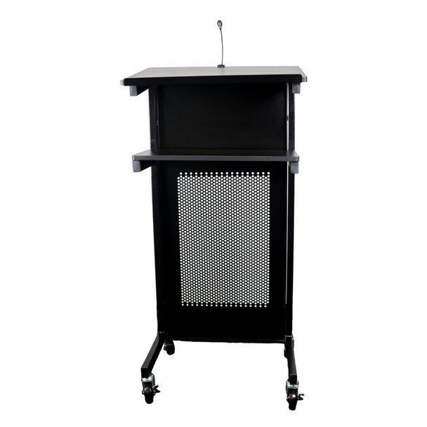 Rapidline Black Heavy Duty 445 x 450 x 1200mm Lectern