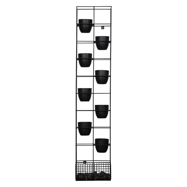 Rapidline Rapid Bloom Vertical Garden 390 x 210 x 1940mm Black