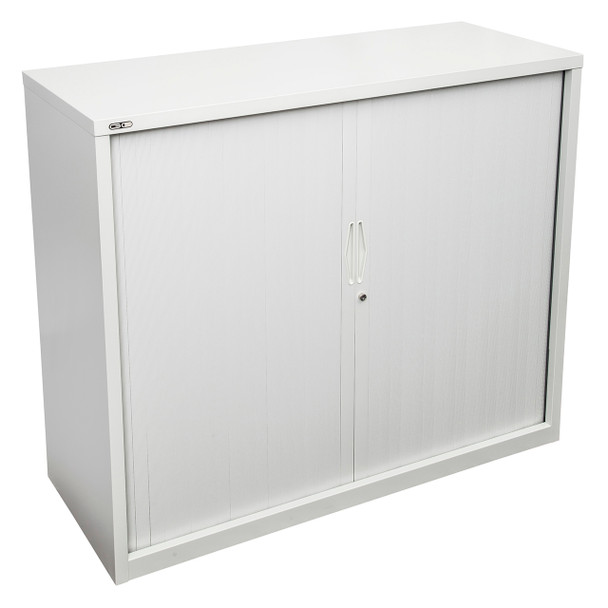 Rapidline Go Tambour Door Cupboard 1200 x 1016 x 473mm White