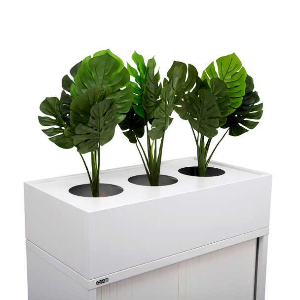 Rapidline Planter Box 1200 x 230 x 473mm Only White for Go Tambour Door Cupboard