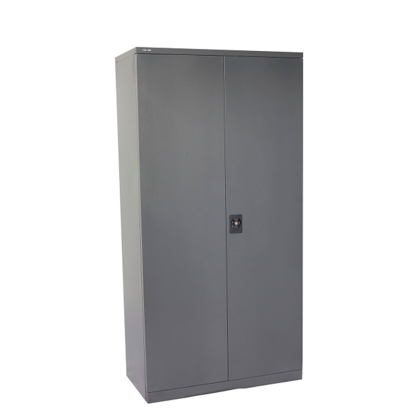 Rapidline Go Swing Door Steel Cupboard 910 x 450 x 1830mm Graphite Ripple